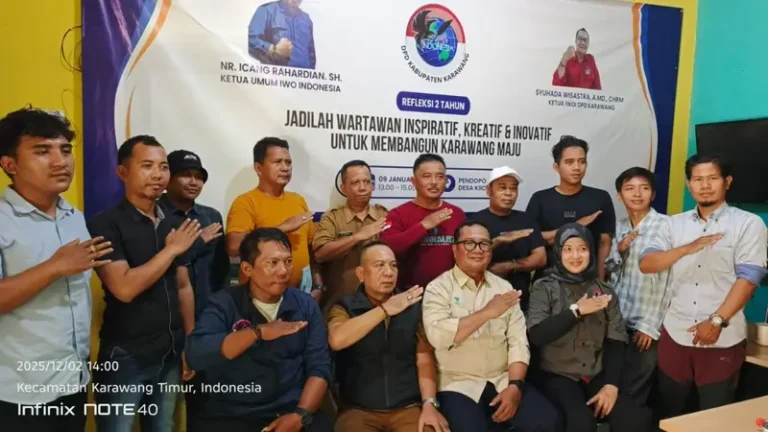 Penguatan Sinergi Organisasi: Kesbangpol Karawang Lakukan Monitoring dan Pembinaan ke Sekretariat IWOI DPD Karawang