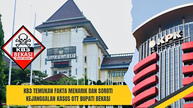 KB3 Nilay Penanganan OTT Bupati Bekasi Belum Transparan